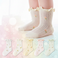Thumbnail for HappyToes – Colorées et mignonnes – Chaussettes pour bébé (lot de 5)