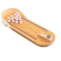 Thumbnail for MiniStrike – Convivial et interactif – Jeu de bowling sur table en bois