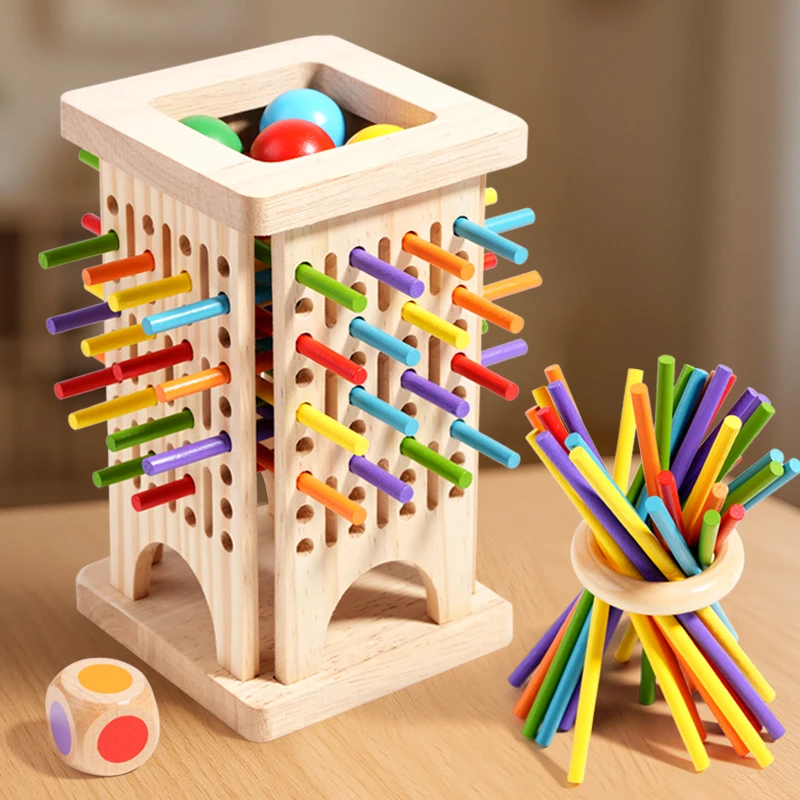 Wooden Stick Battle Game – Réflexion et interaction – Jeu de société stratégique