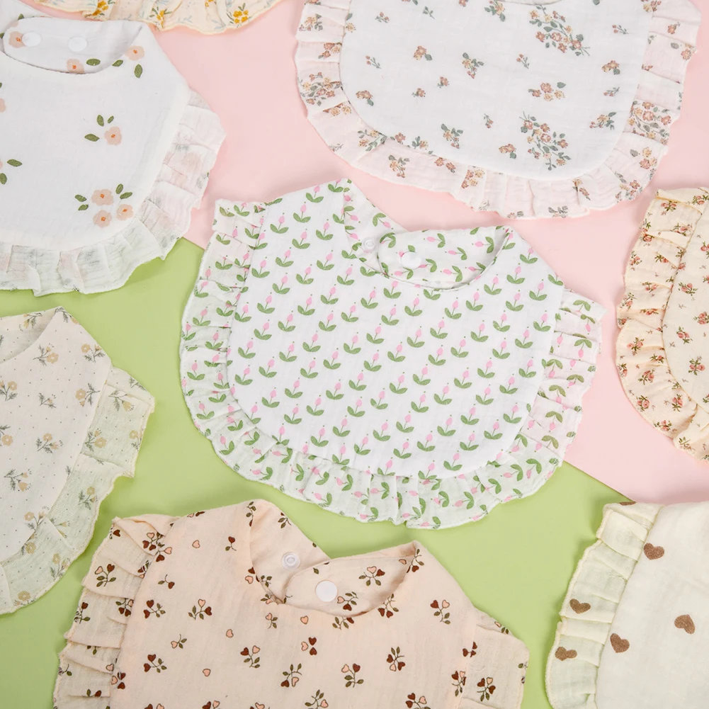 BabyBloom – Mignon et confortable – Bavoir pour bébé à bordure à volants