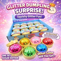 Thumbnail for FunSquish – Couleurs et paillettes – Petites boulettes squishy pailletées