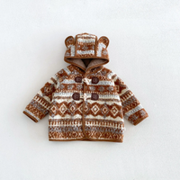 Thumbnail for LittleWarm – Confortable et élégant – Manteau d'hiver au motif Fair Isle