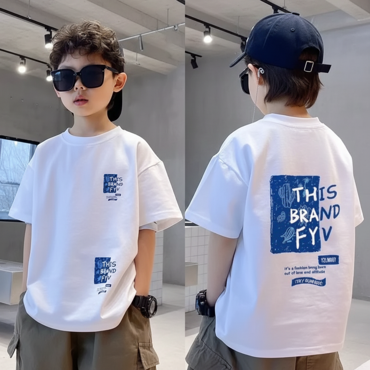 BrightTees – Confortable et coloré – T-shirt imprimé, vendu à l'unité