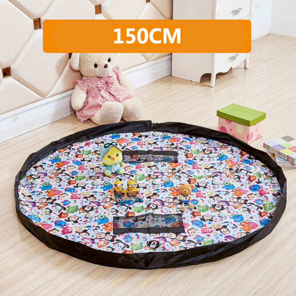 Toy Storage Bag™ - Facilité d'organisation - Tapis de jeu / Sac de rangement