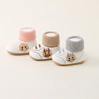 Thumbnail for LittleCloud – Confortables et pratiques – Chaussures chaudes pour bébés avec chaussette haute