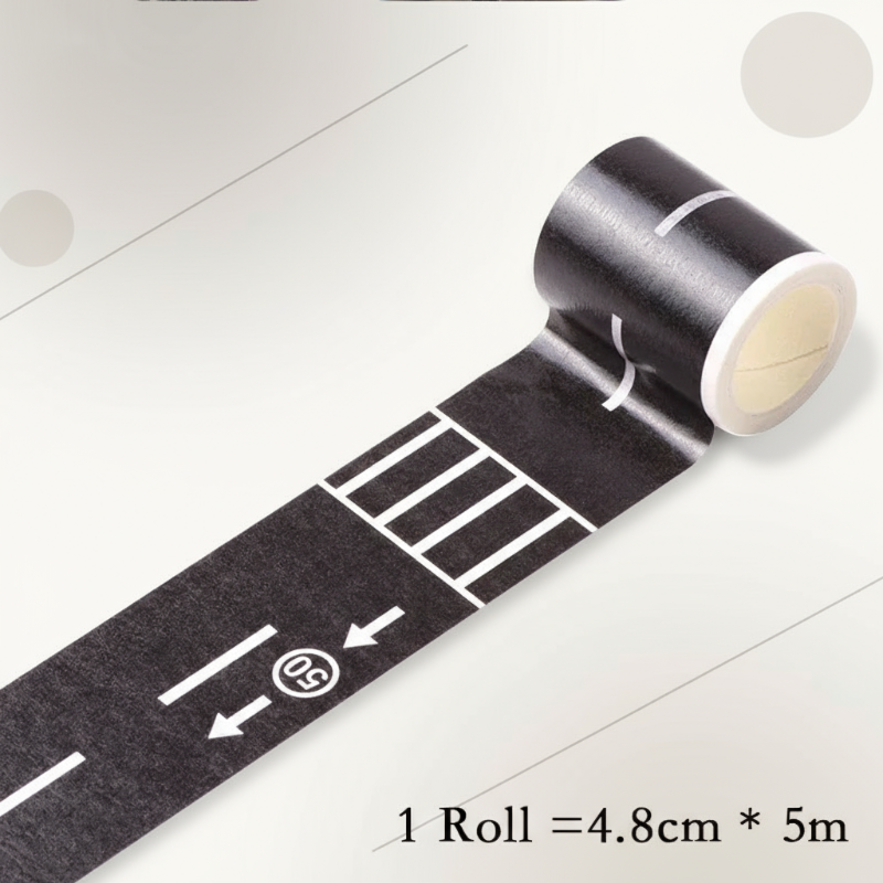 KidoTape – Coloré et pratique – Kit de ruban adhésif pour la circulation routière
