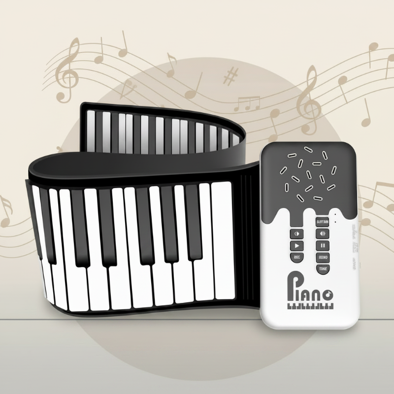 Roll-up Piano Keyboard – Créatif et éducatif – Piano pliable
