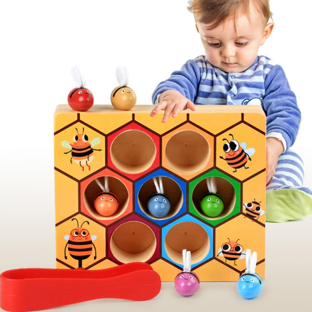 Woods™ - Motricité fine - Puzzle de triage des abeilles