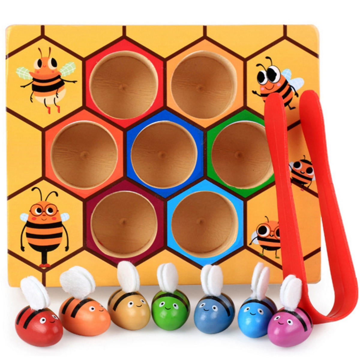 Woods™ - Motricité fine - Puzzle de triage des abeilles