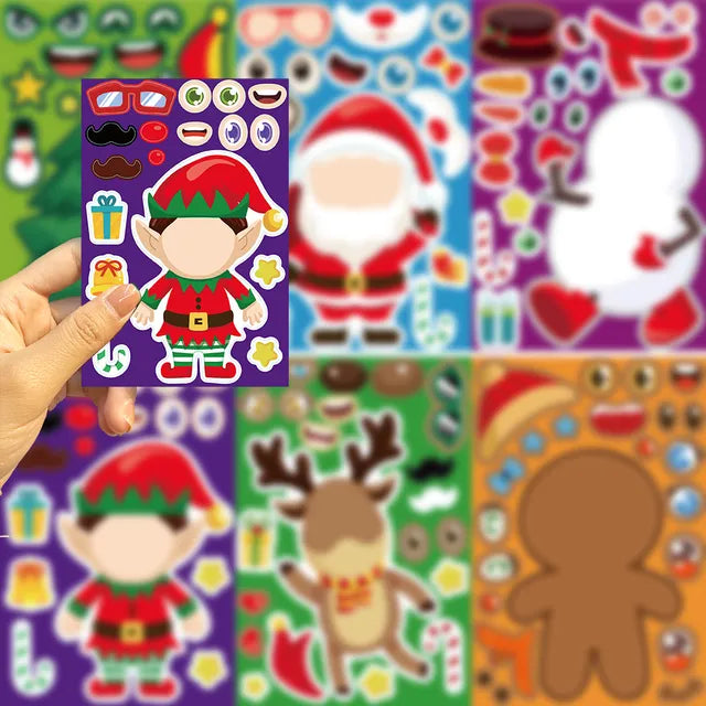 Christmas Stickerset™ - Noël en autocollants - Planche d'autocollants Noël