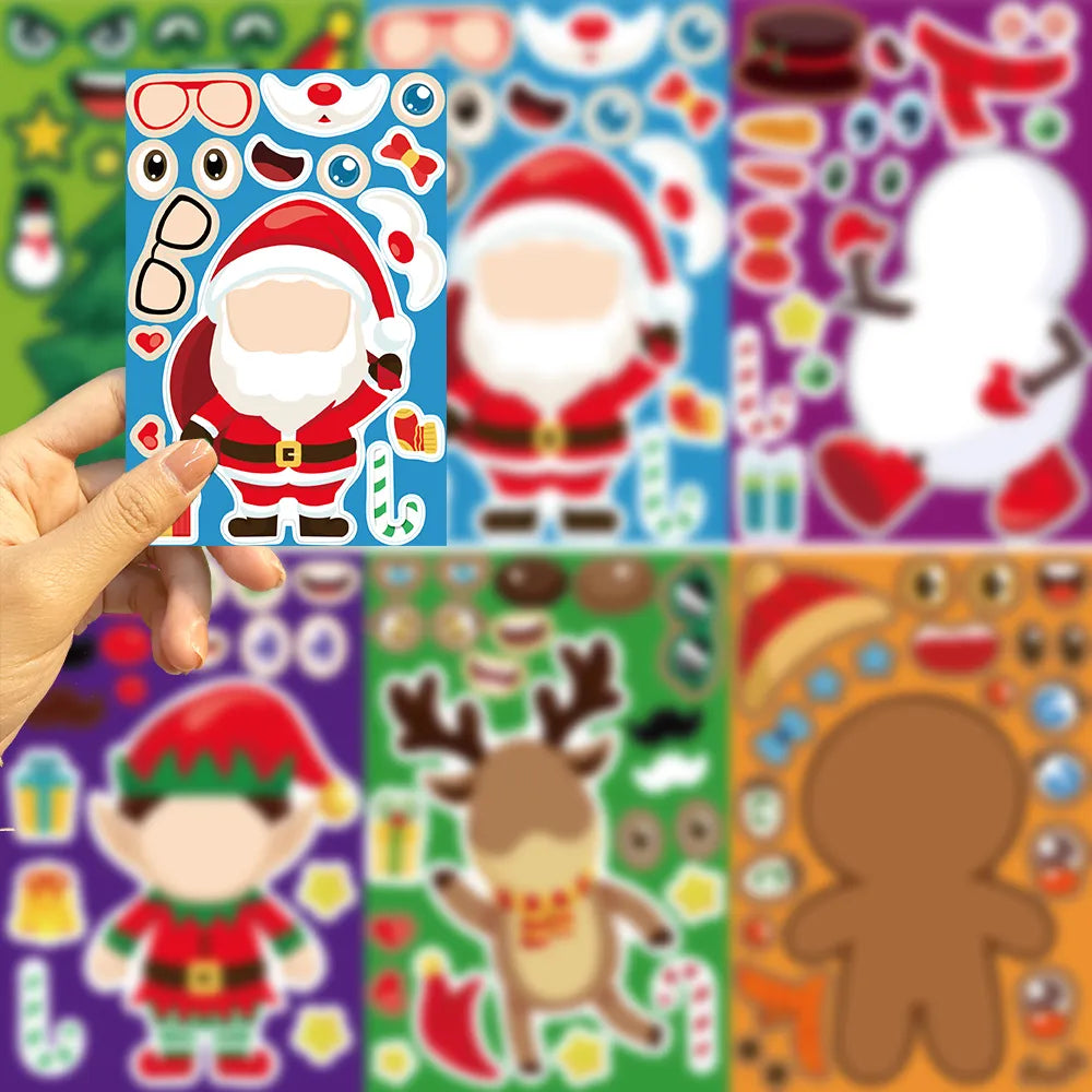 Christmas Stickerset™ - Noël en autocollants - Planche d'autocollants Noël