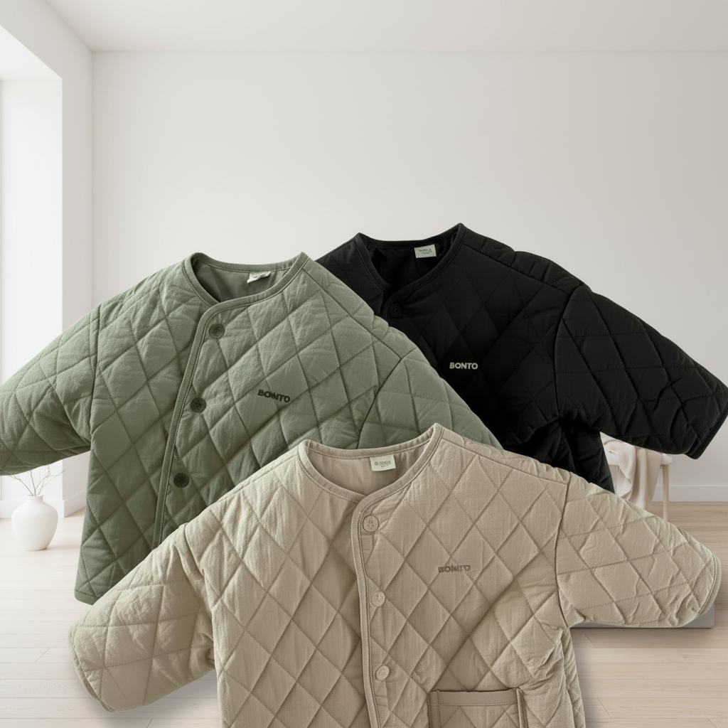 BonitoWear – Confortable et chaud – Veste matelassée pour enfants