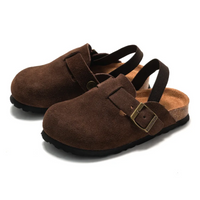 Thumbnail for LittleWalk – Confortables et tendance – Sandales sabots en daim