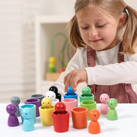 Thumbnail for Canal de couleur – Apprentissage et découverte – Jeu Montessori de tri des couleurs en bois