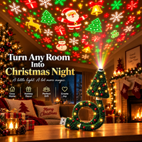 Thumbnail for HolidayBeam – Festif et chaleureux – Projecteur de Noël USB avec motifs lumineux