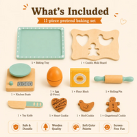 Thumbnail for BakeBuddy – Créatif et éducatif – Kit de pâtisserie en bois