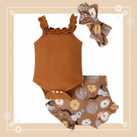 Thumbnail for Baby Girl Summer Outfit – Mignon et léger – Ensemble pour bébé