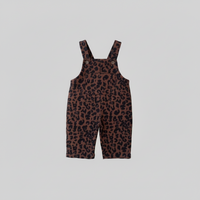 Thumbnail for LeopardChic – Tendance et confortable – Salopette pour fille à imprimé léopard