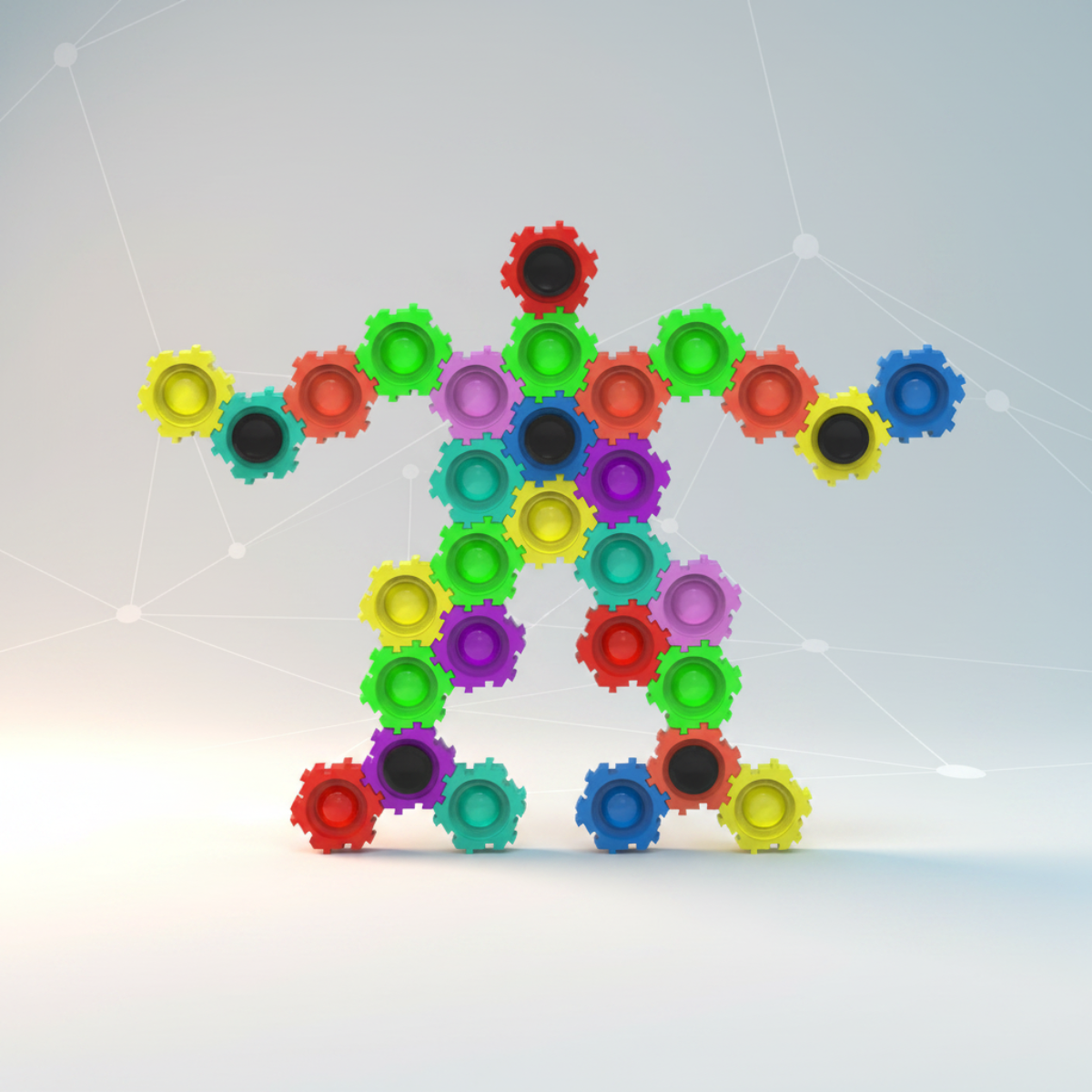 GearSpin – Éducatif et interactif – Jouets anti-stress