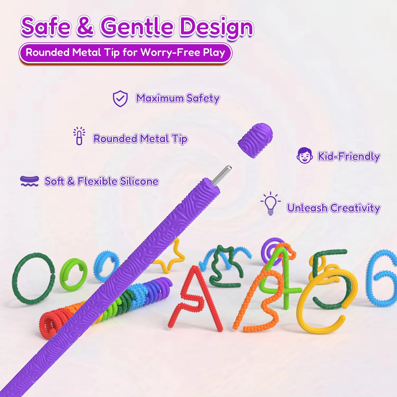 SensoryFlex – Apaisants et interactifs – Bâtons sensoriels anti-stress