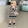 LittleStyle – Doux et confortable – Ensemble « Comfy » en coton rayé