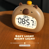 Thumbnail for CappyClock – Mignon et polyvalent – Réveil numérique pour enfants avec veilleuse