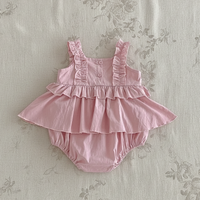 Thumbnail for TinyBloom – Mignon et tout doux – Robe à volants pour bébé et tout-petit