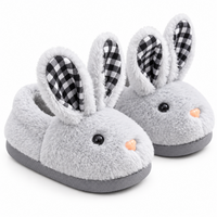 Thumbnail for BunnyToes – Douces et chaudes – Chaussons en peluche en forme de lapin