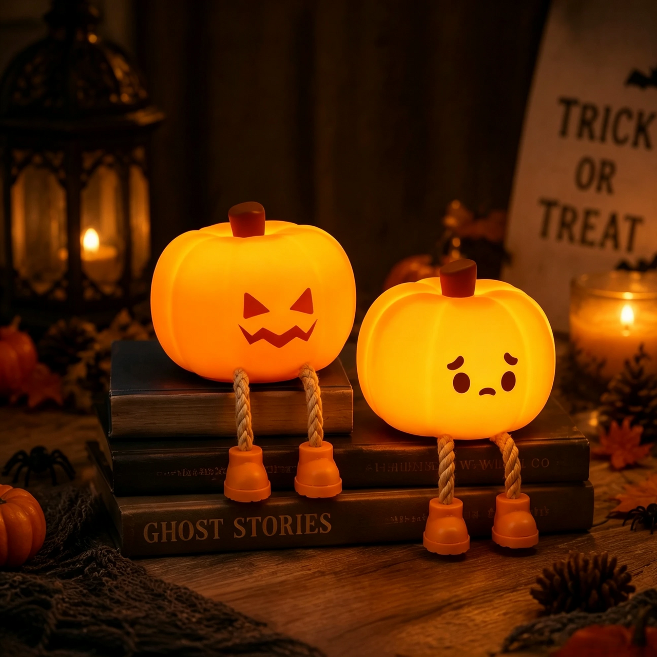 SpookyLamp – Mignon et plein de charme – Veilleuse d'Halloween