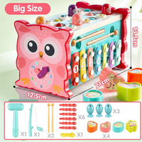 Thumbnail for Montessori Hammering Toy – Motricité et apprentissage – Set de jeu 8 en 1