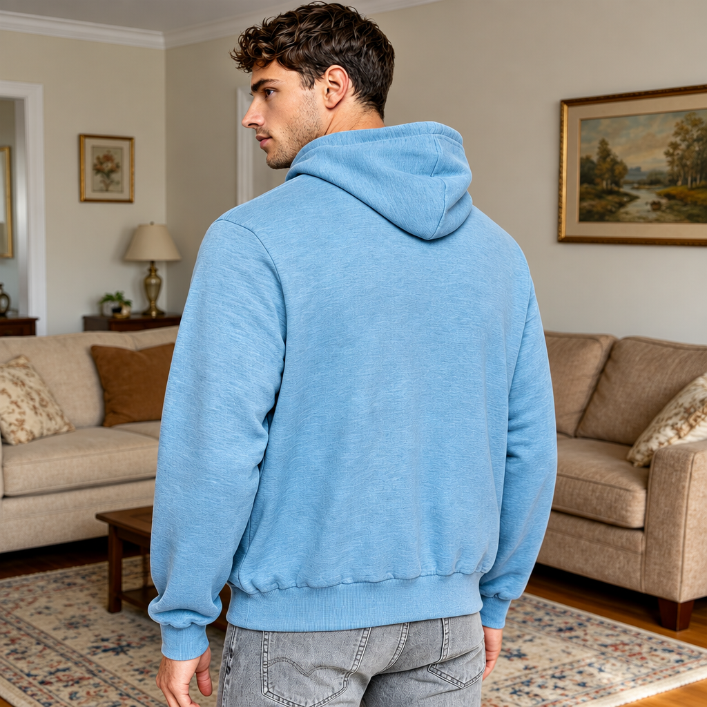 CuddleDad – Confortable et pratique – Sweat à capuche pour homme avec poche kangourou