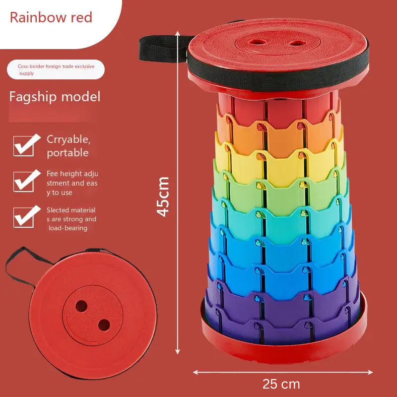 QuickSit - Rapide et solide - Tabouret pliant coloré