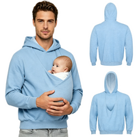Thumbnail for CuddleDad – Confortable et pratique – Sweat à capuche pour homme avec poche kangourou