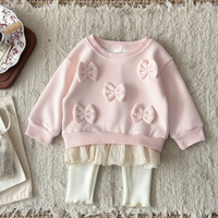Thumbnail for LittleAngel – Doux et élégant – Ensemble pour bébé comprenant un pull et un pantalon élastiqué