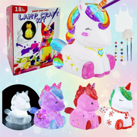 Thumbnail for MiniCrafters – Créativité et apprentissage – Kit de peinture « Lampe DIY Animaux »