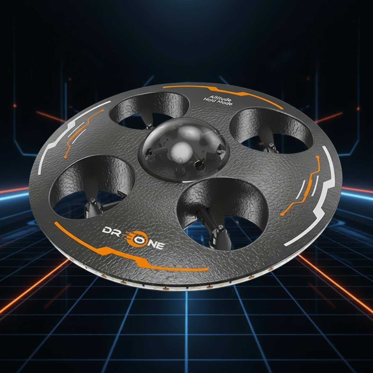 AeroQuest – LED & RC – Drone OVNI volant en suspension