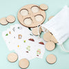 Woods™ - Apprenez à trouver le cercle de la vie ! - Puzzle d'apprentissage en bois