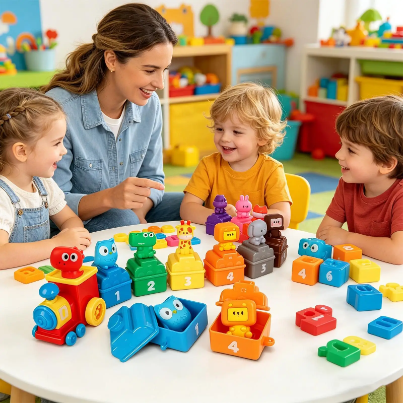 SmartTrain – Éducatif et ludique – Coffret de train pour enfants