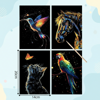 Thumbnail for GlowArt – Glow-in-the-dark – Set de cartes à gratter