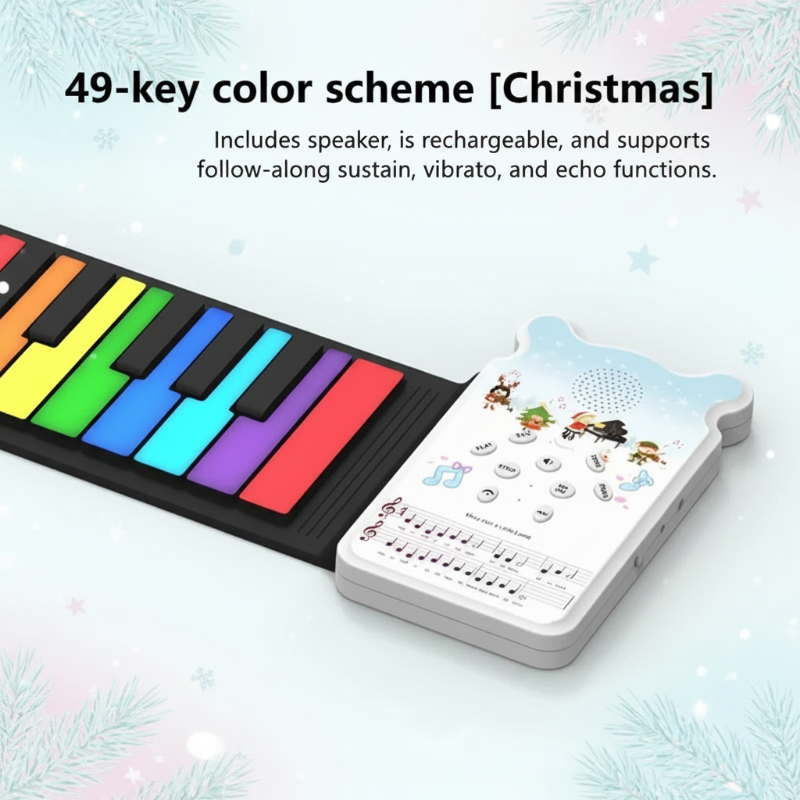 Roll-up Piano Keyboard – Créatif et éducatif – Piano pliable