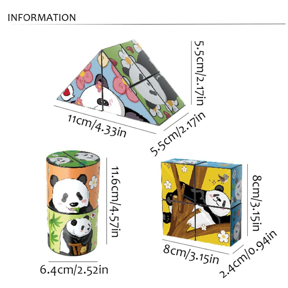 Panda Puzzle™ - Amusement éducatif - Cube puzzle