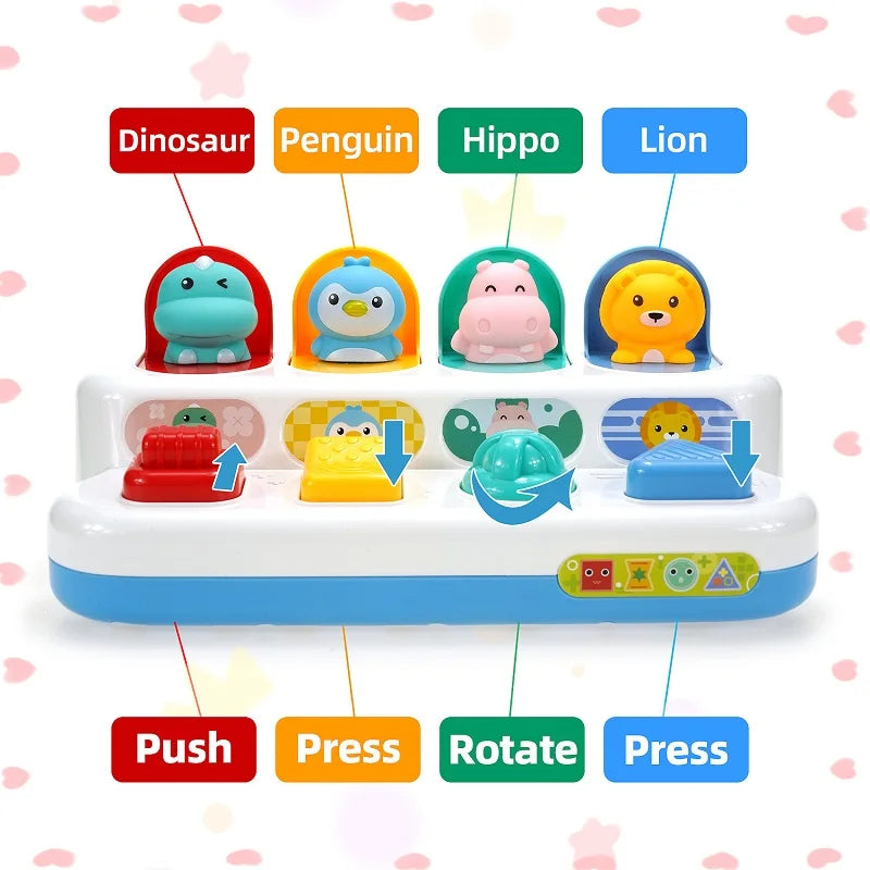 Baby Button Toy™ - Appuyer et tourner les boutons - Jouet pour bébé