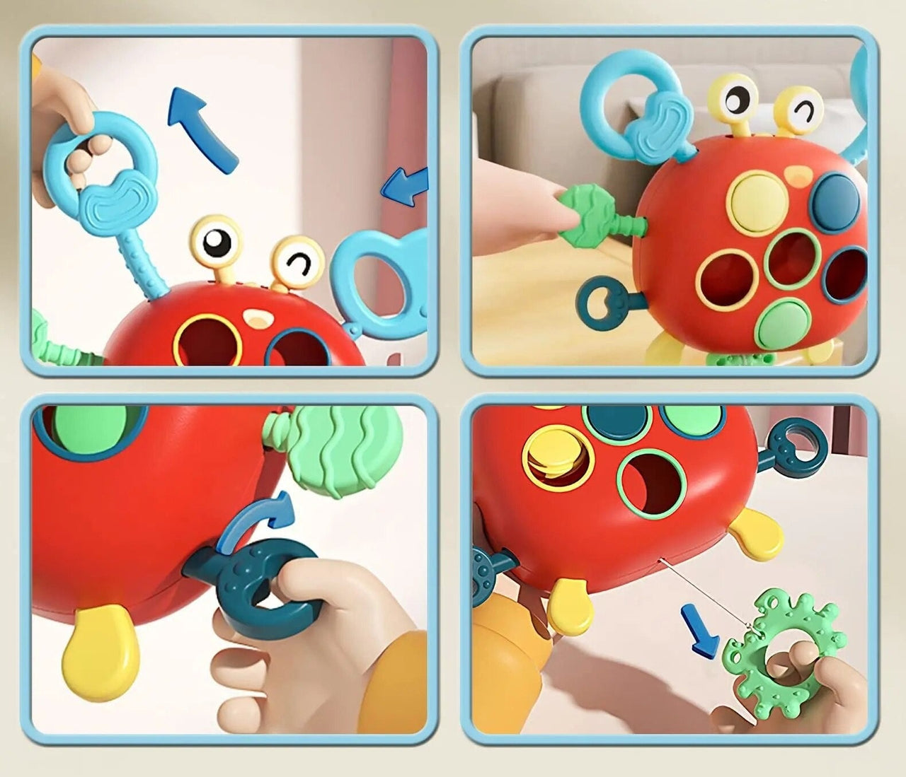 Sensory Crab™ - Explorer les sens - Jouets sensoriels