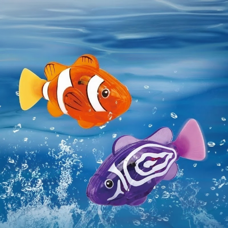 TinySwim – Loisirs & Activité physique – Petit poisson de piscine électronique avec lumière LED