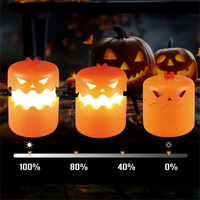 Thumbnail for SpookyLight – Festif et unique – Lampe d'Halloween en citrouille