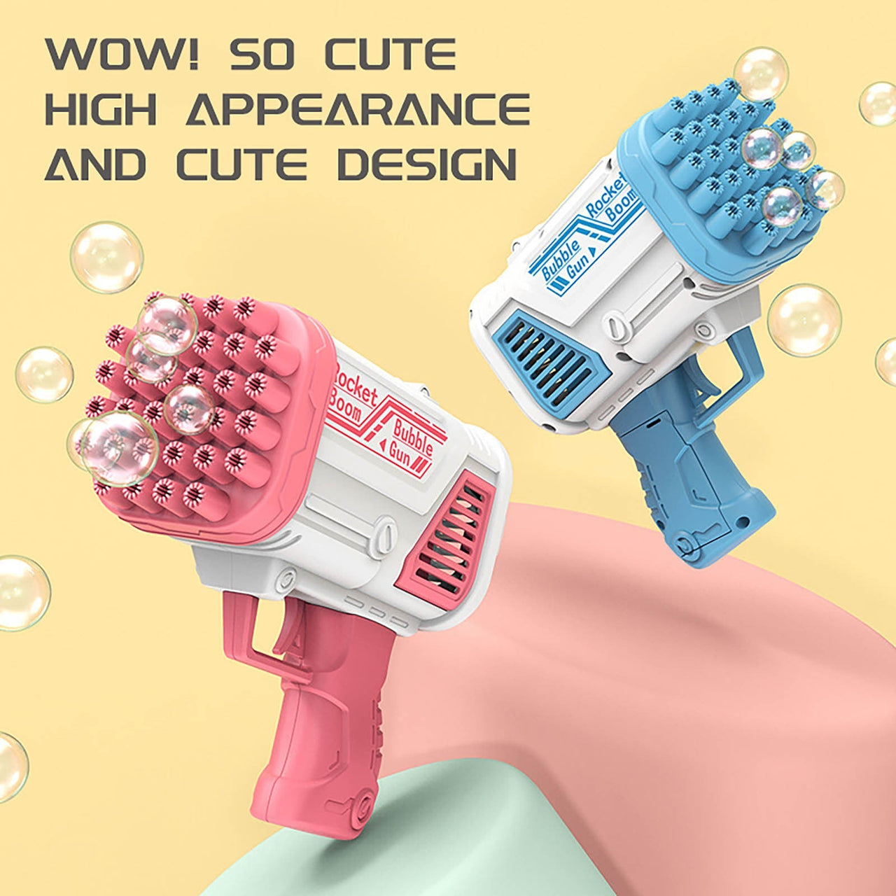 Bubble Bazooka™ - Jeux de bulles amusants ! - Pistolet à bulles de savon