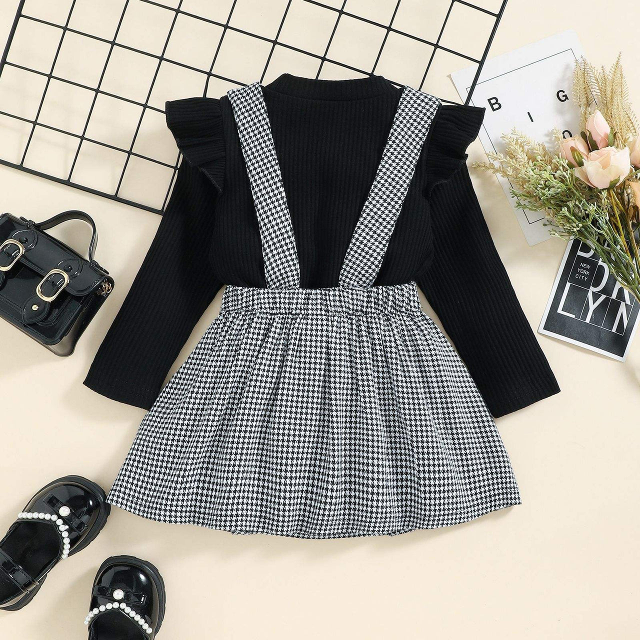 Mini Fashion - Mignon et élégant - Ensemble de robes deux pièces