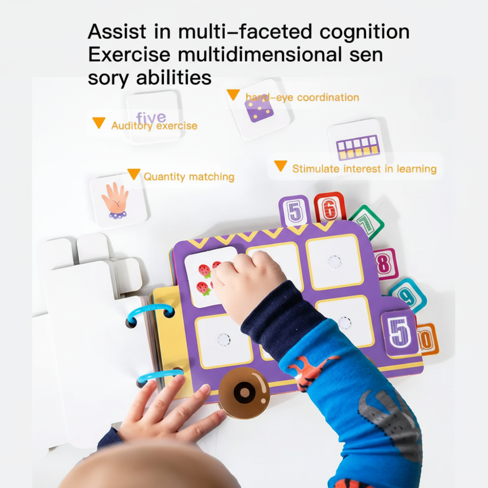 SmartCount – Éducatif et ludique – Cahier de chiffres avec des activités de calcul