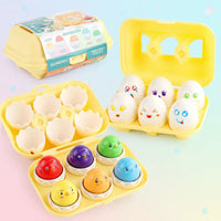 Thumbnail for Montessori 3D Eggs Puzzle – Une activité sympa pour Pâques : un jeu de tri d'œufs
