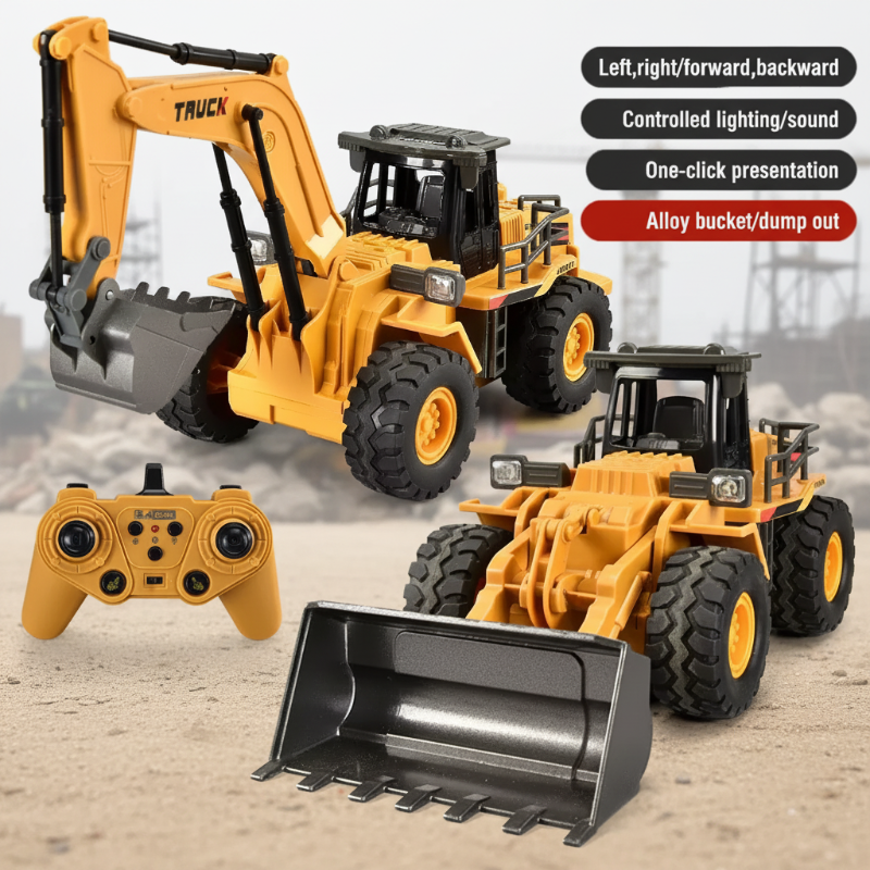Power Machines – Réaliste et éducatif – Véhicule de chantier télécommandé
